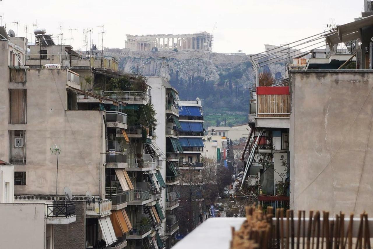 Comfy Apartment With Acropolis View Atény Exteriér fotografie